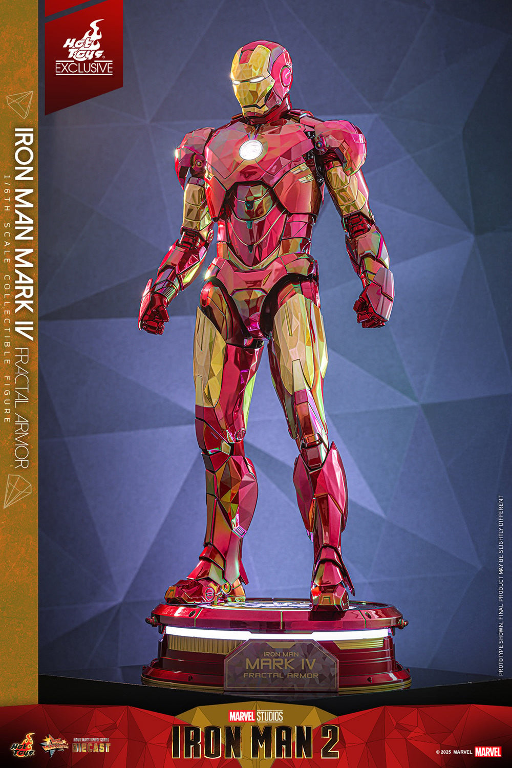 Iron Man Mark IV (Fractal Armor) Marvel Sixth Scale Figure