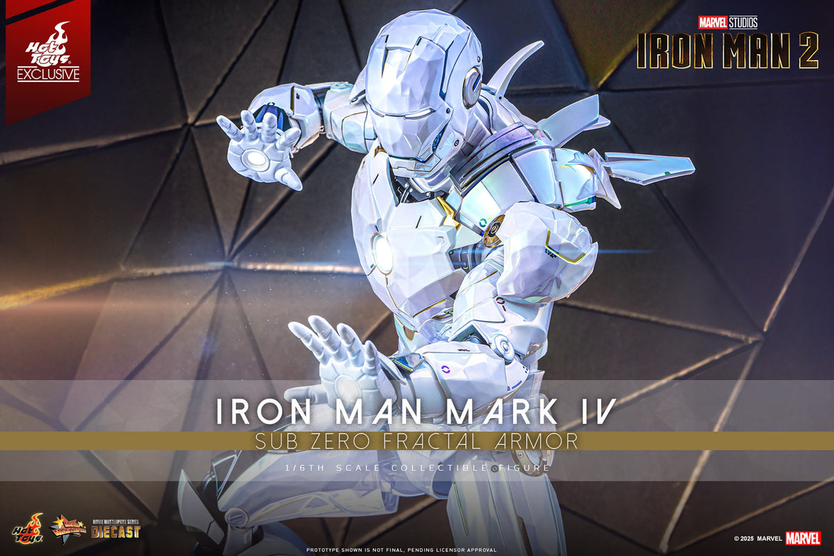 Iron Man Mark IV (Sub-Zero Fractal Armor) Marvel Sixth Scale Figure