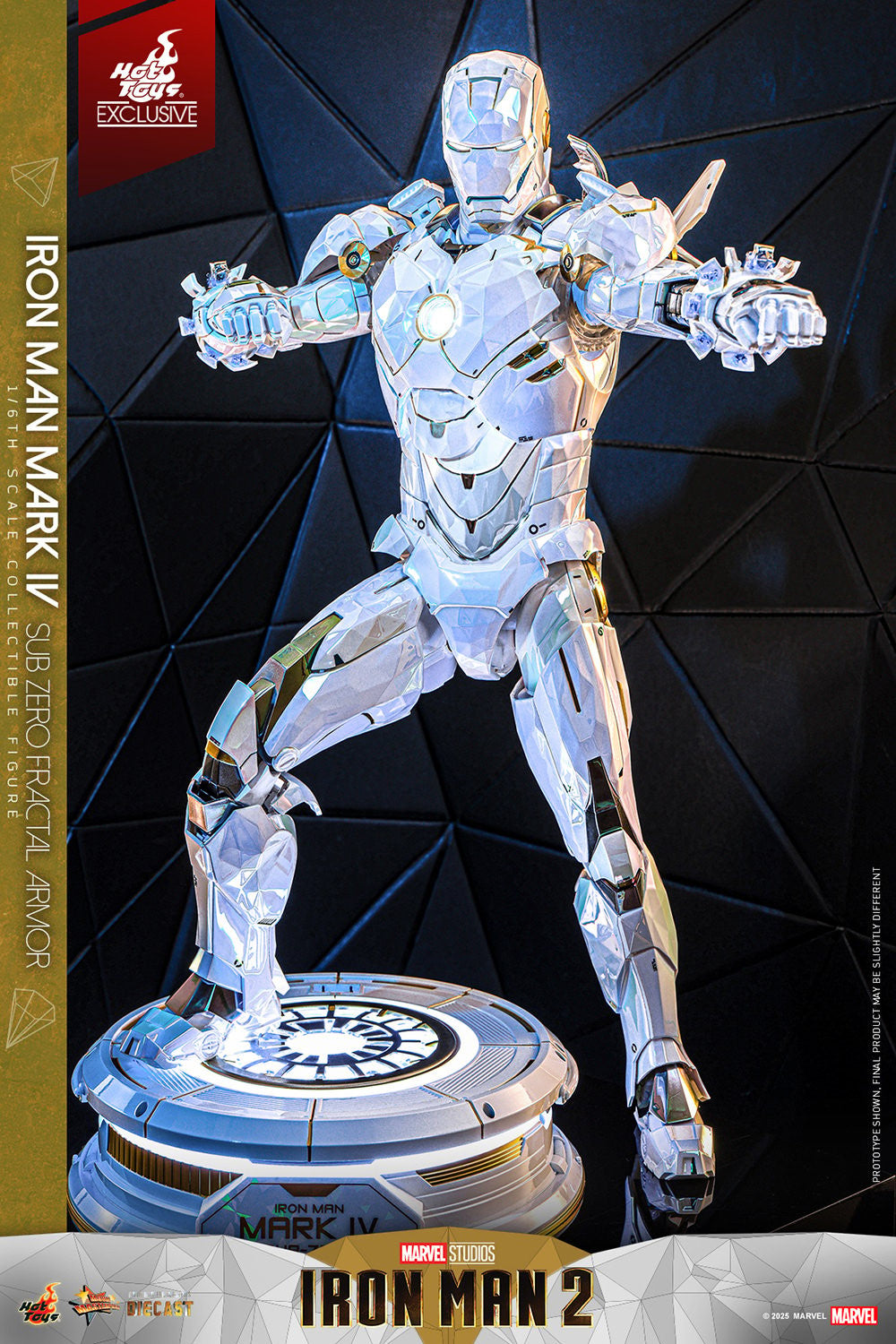 Iron Man Mark IV (Sub-Zero Fractal Armor) Marvel Sixth Scale Figure