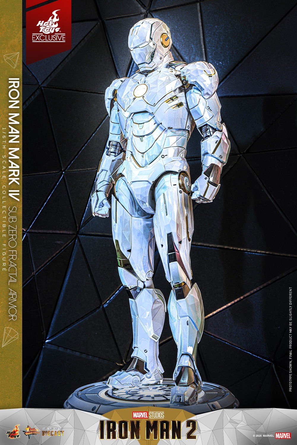 Iron Man Mark IV (Sub-Zero Fractal Armor) Marvel Sixth Scale Figure