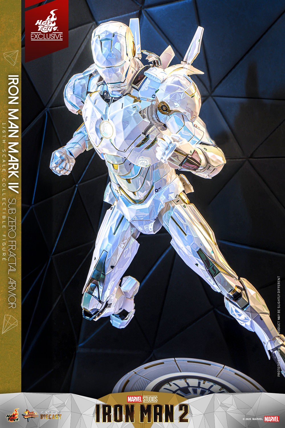 Iron Man Mark IV (Sub-Zero Fractal Armor) Marvel Sixth Scale Figure