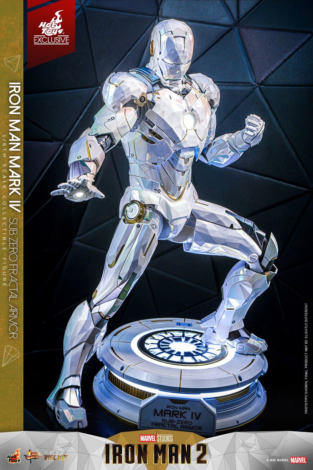 Iron Man Mark IV (Sub-Zero Fractal Armor) Marvel Sixth Scale Figure