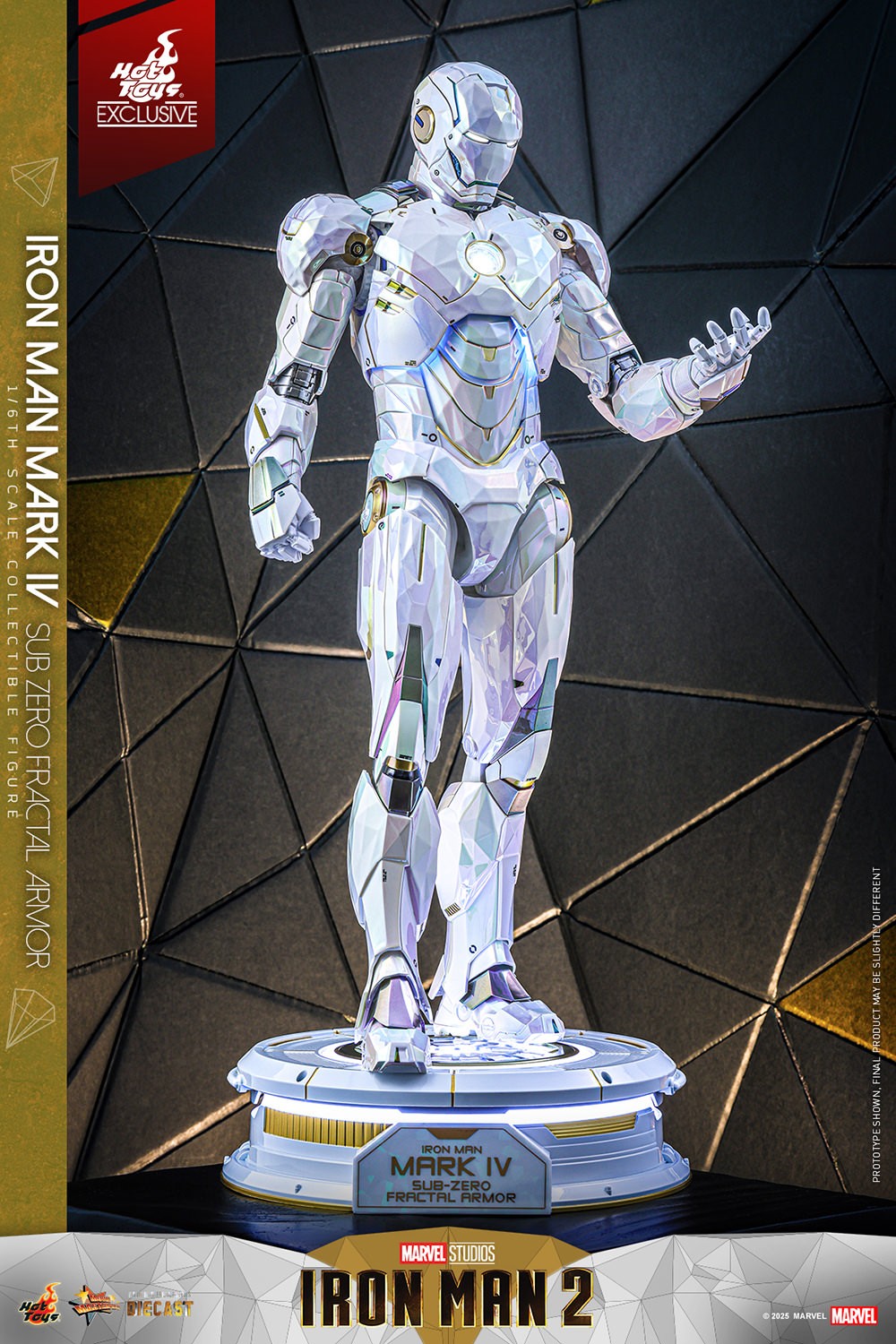 Iron Man Mark IV (Sub-Zero Fractal Armor) Marvel Sixth Scale Figure
