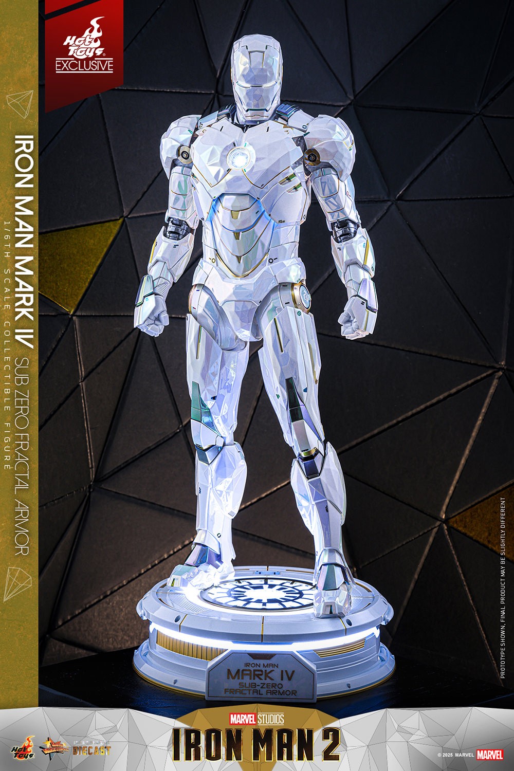 Iron Man Mark IV (Sub-Zero Fractal Armor) Marvel Sixth Scale Figure