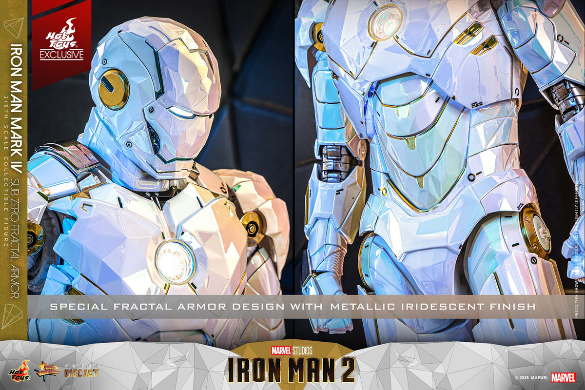 Iron Man Mark IV (Sub-Zero Fractal Armor) Marvel Sixth Scale Figure