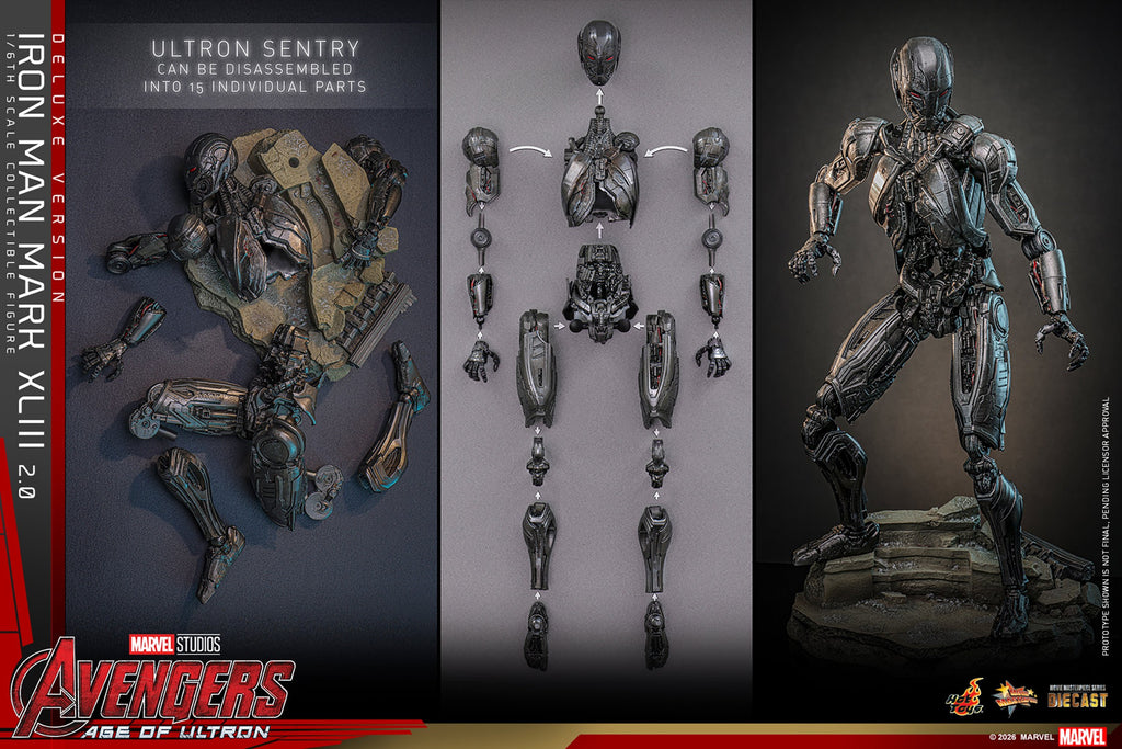 Iron Man Mark XLIII (2.0) Marvel Sixth Scale Figure