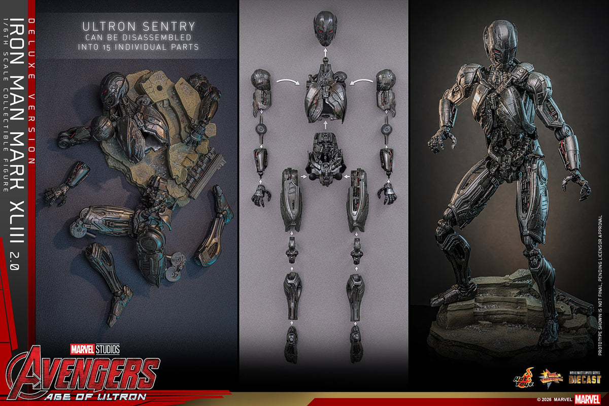 Iron Man Mark XLIII (2.0) Marvel Sixth Scale Figure