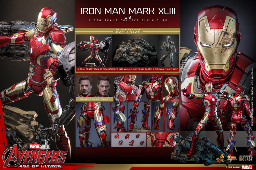 Iron Man Mark XLIII (2.0) Marvel Sixth Scale Figure