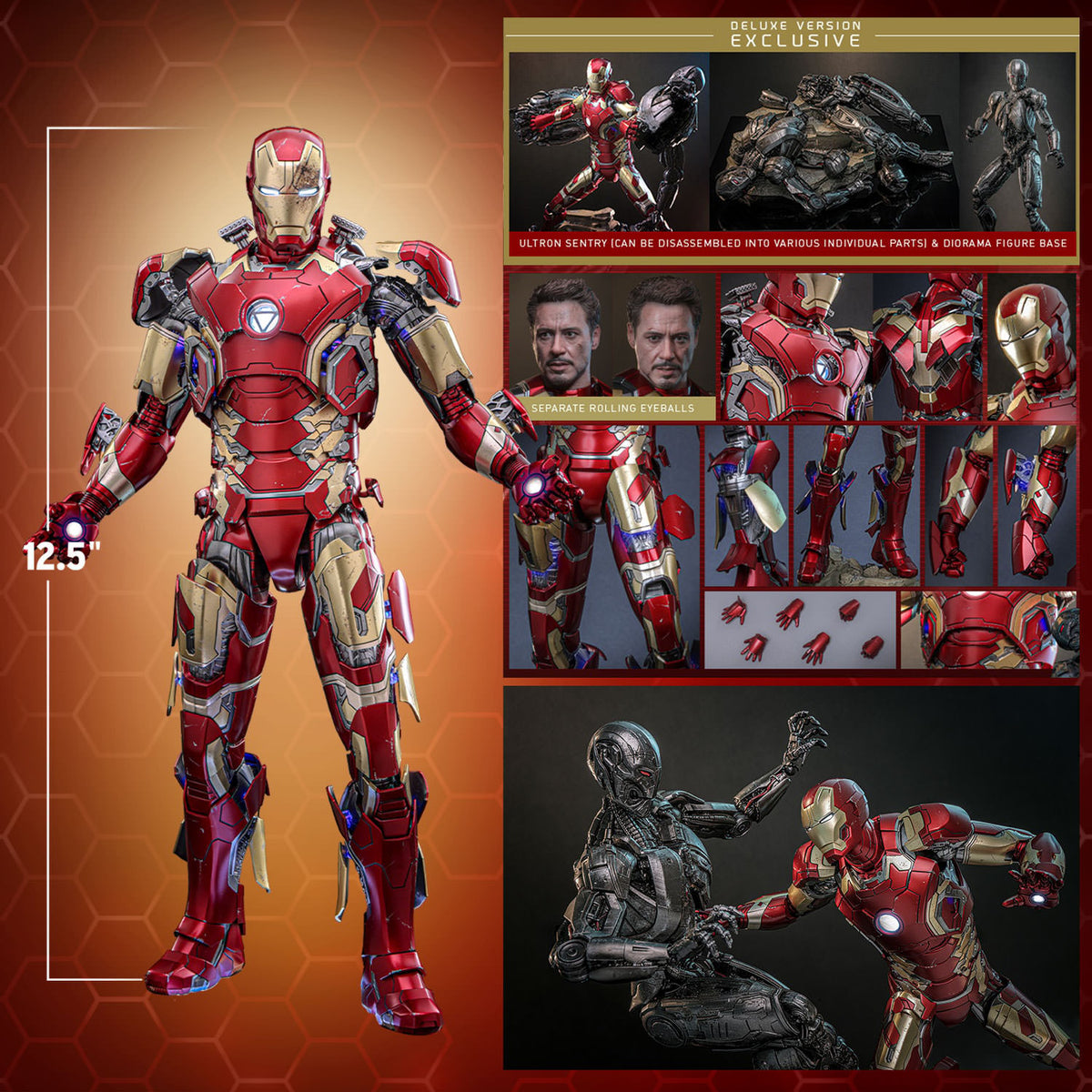 Iron Man Mark XLIII (2.0) Marvel Sixth Scale Figure