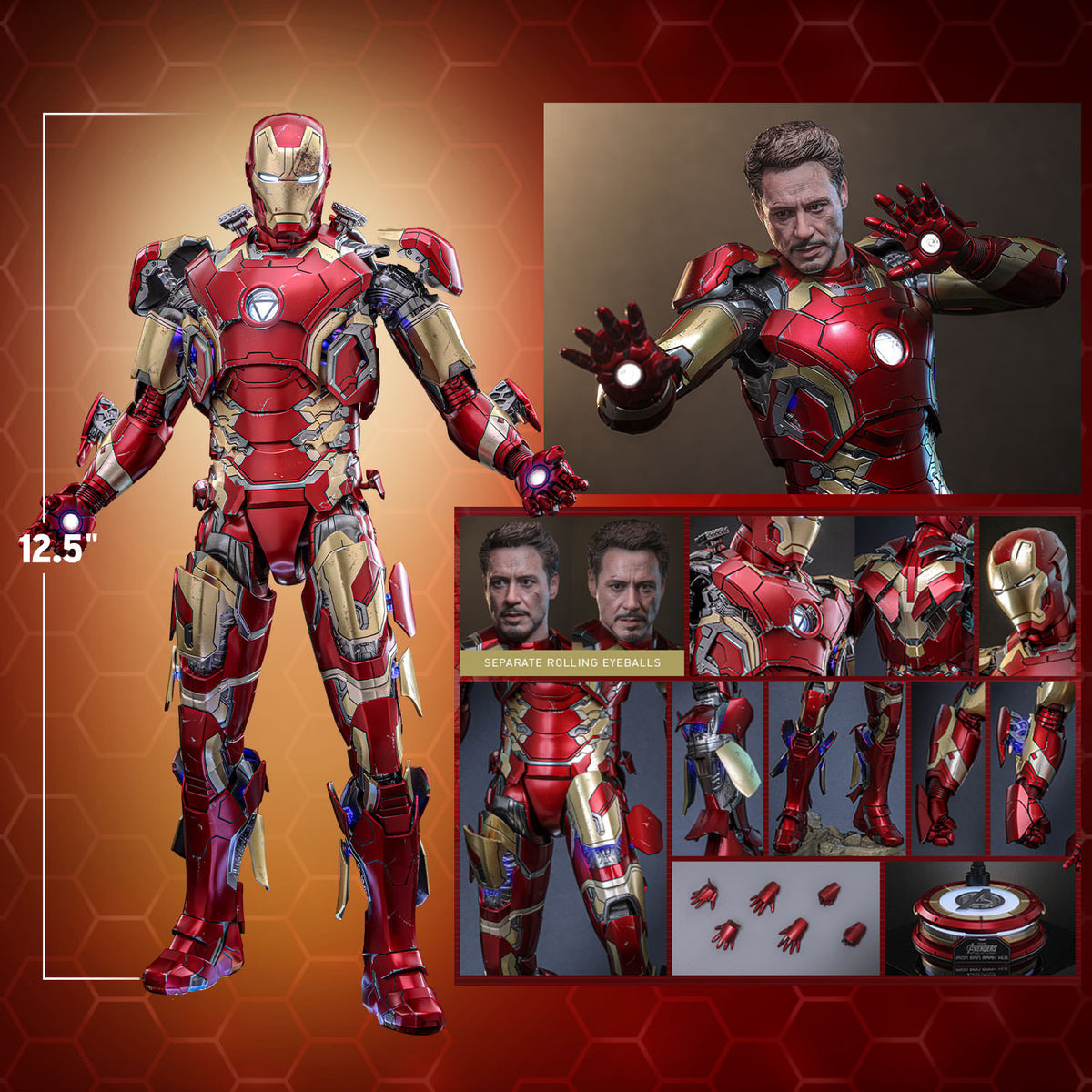 Iron Man Mark XLIII (2.0) Marvel Sixth Scale Figure
