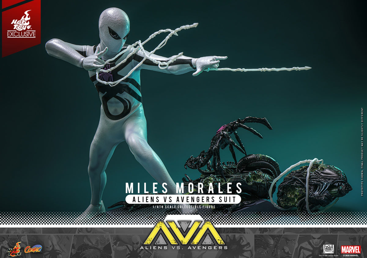 Miles Morales (Aliens Vs. Avengers Suit) Marvel Sixth Scale Figure