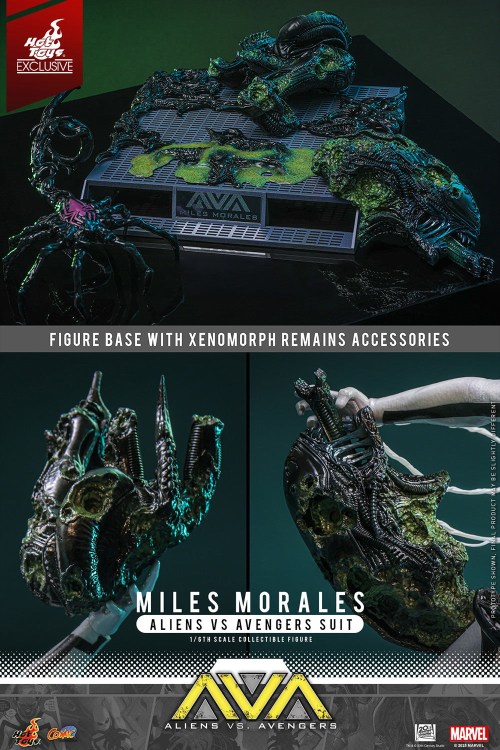Miles Morales (Aliens Vs. Avengers Suit) Marvel Sixth Scale Figure
