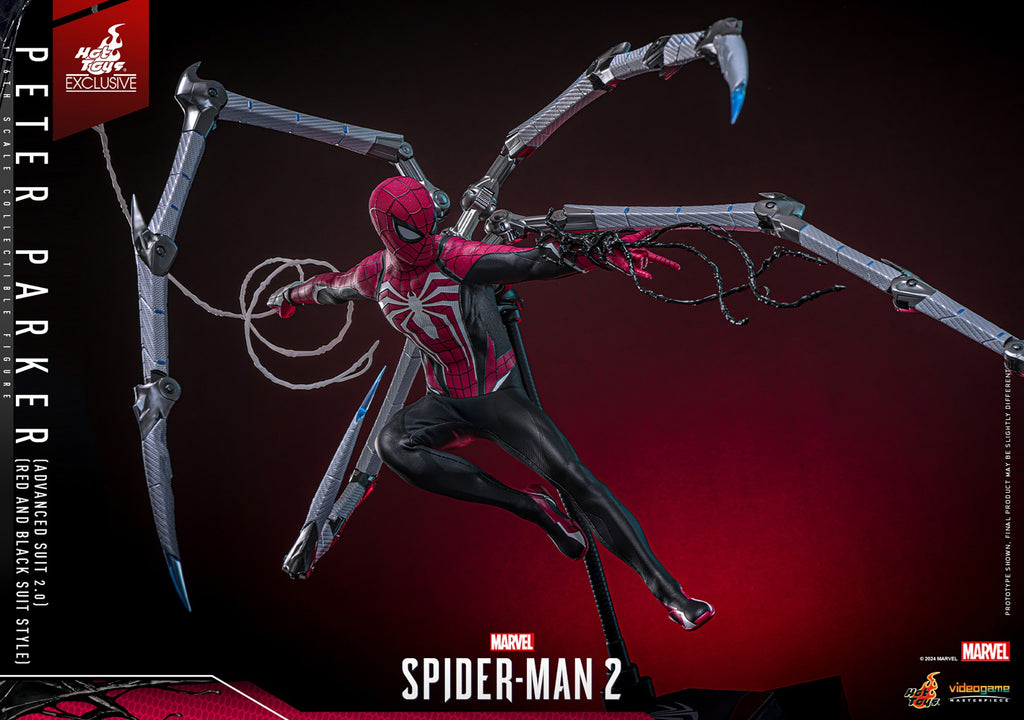 Peter Parker (Advanced Suit 2.0) (Red and Black Suit Style) Marvel Sixth Scale Figure