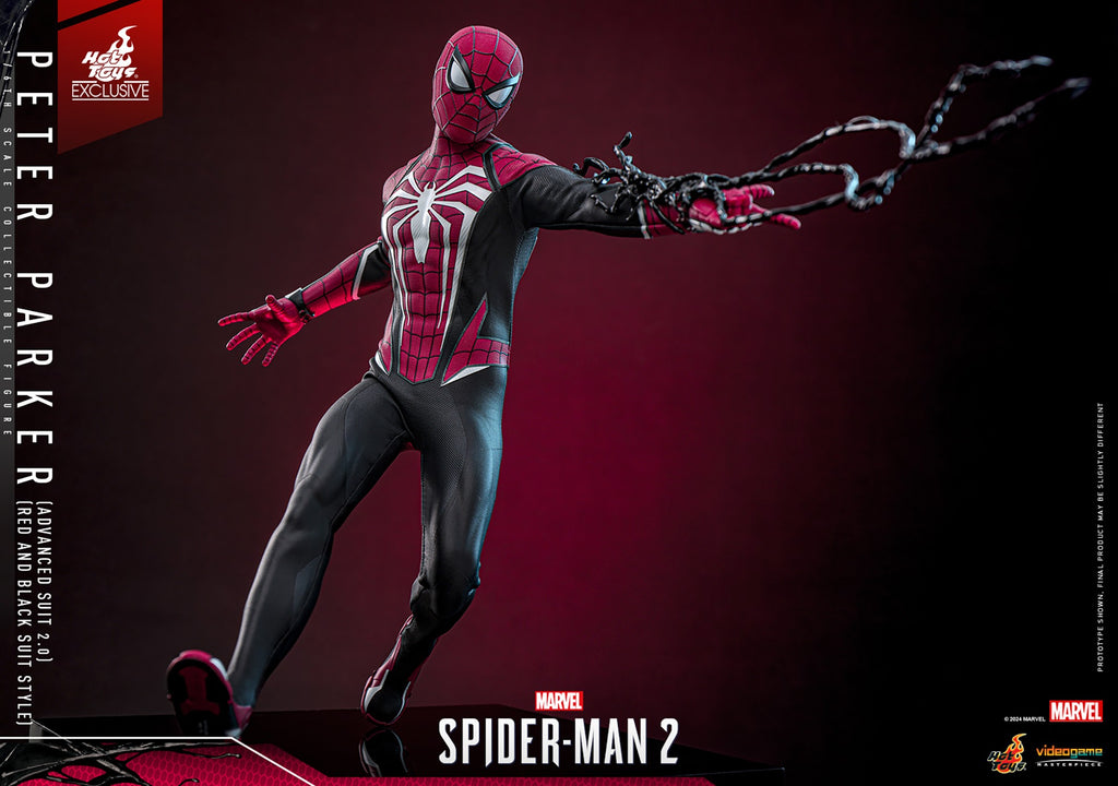 Peter Parker (Advanced Suit 2.0) (Red and Black Suit Style) Marvel Sixth Scale Figure