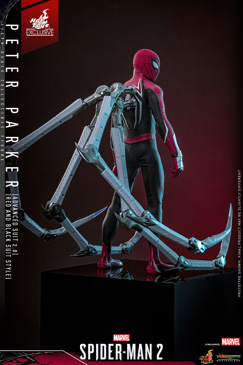 Peter Parker (Advanced Suit 2.0) (Red and Black Suit Style) Marvel Sixth Scale Figure