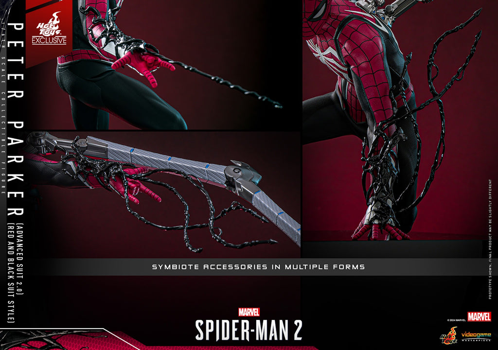 Peter Parker (Advanced Suit 2.0) (Red and Black Suit Style) Marvel Sixth Scale Figure