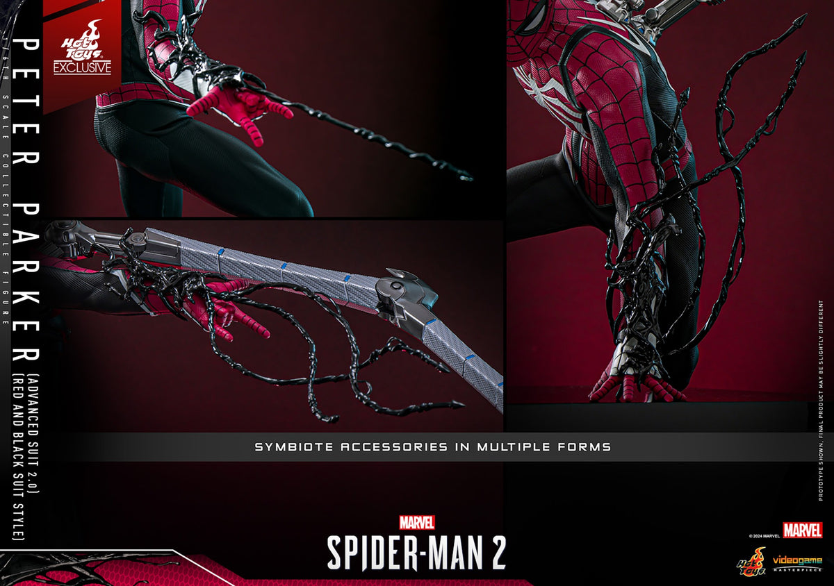 Peter Parker (Advanced Suit 2.0) (Red and Black Suit Style) Marvel Sixth Scale Figure