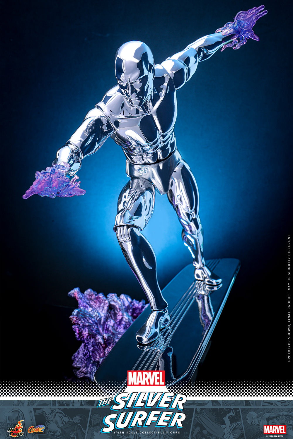 Silver Surfer Marvel Sixth Scale Figure