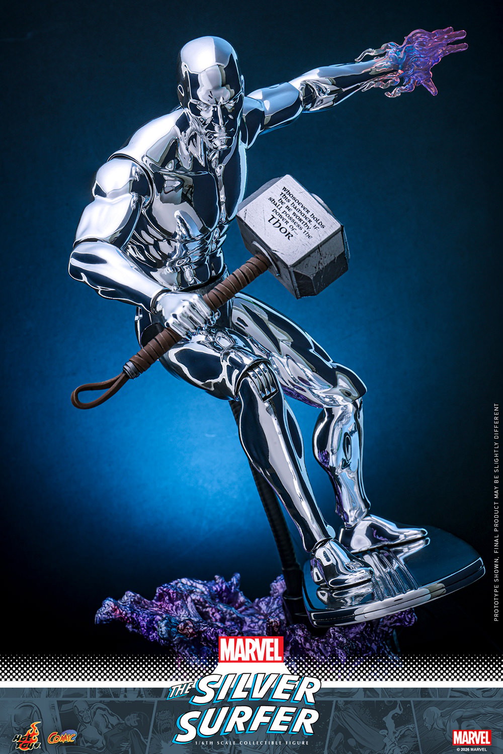 Silver Surfer Marvel Sixth Scale Figure