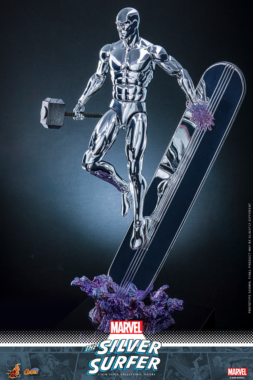 Silver Surfer Marvel Sixth Scale Figure