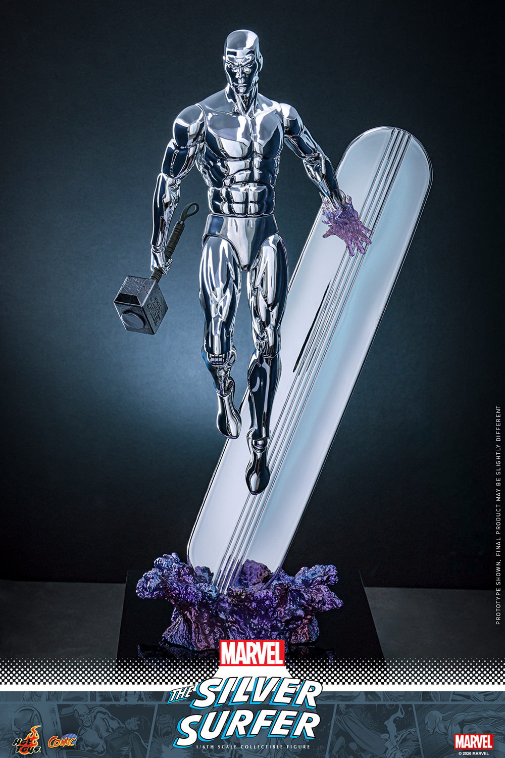 Silver Surfer Marvel Sixth Scale Figure