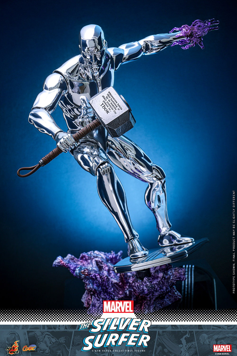 Silver Surfer Marvel Sixth Scale Figure
