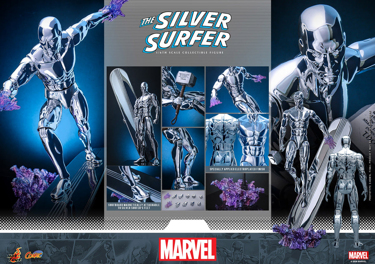 Silver Surfer Marvel Sixth Scale Figure