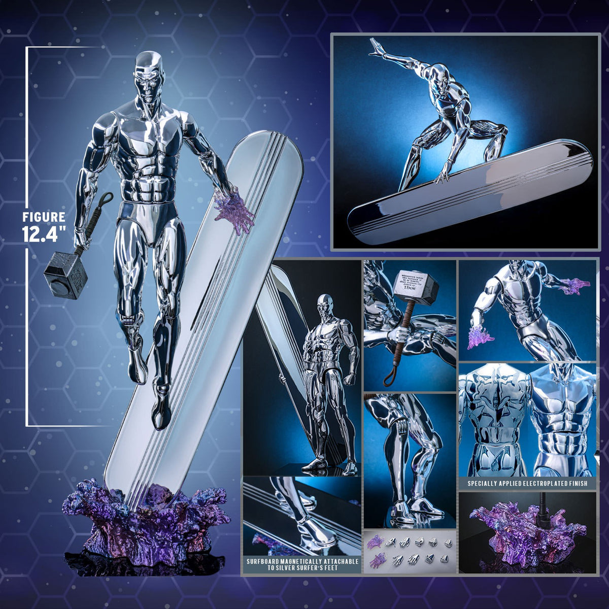 Silver Surfer Marvel Sixth Scale Figure