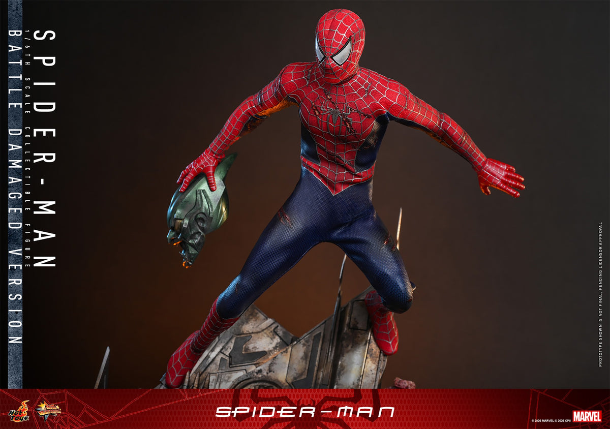 Spider-Man (Battle Damaged Version) Marvel Sixth Scale Figure