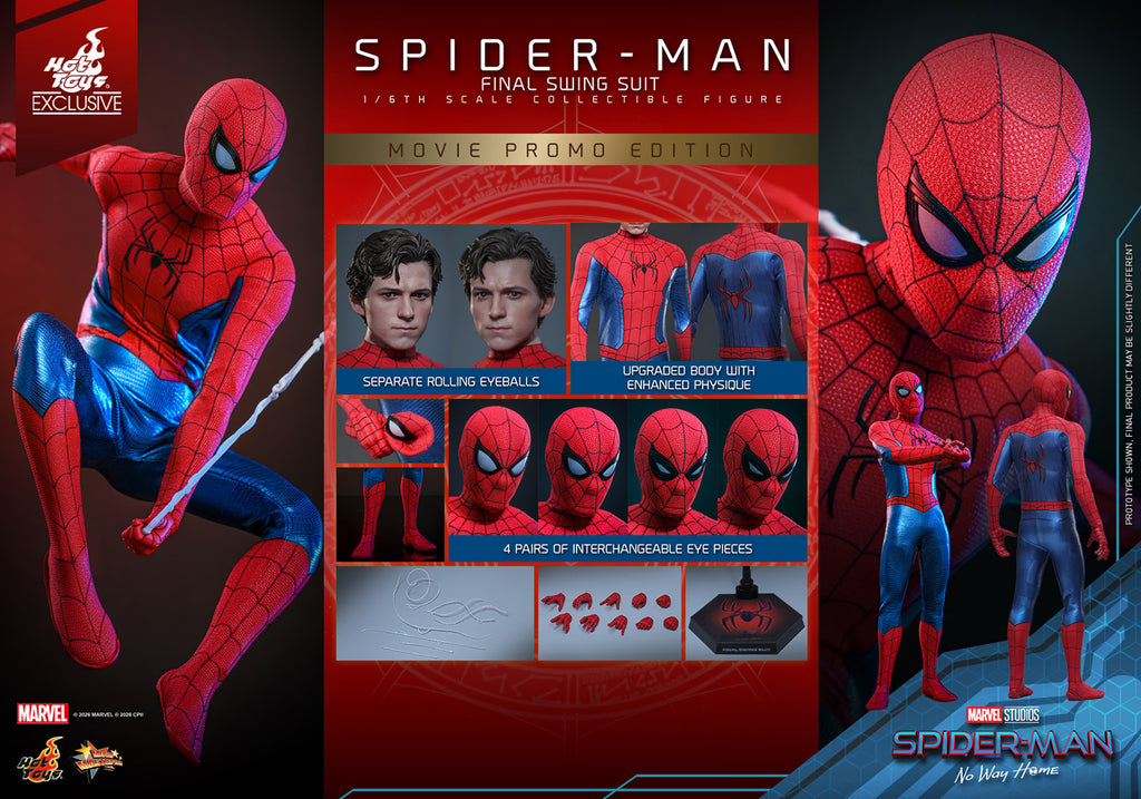 Spider-Man (Final Swing Suit) (Movie Promo Edition) Marvel Sixth Scale Figure