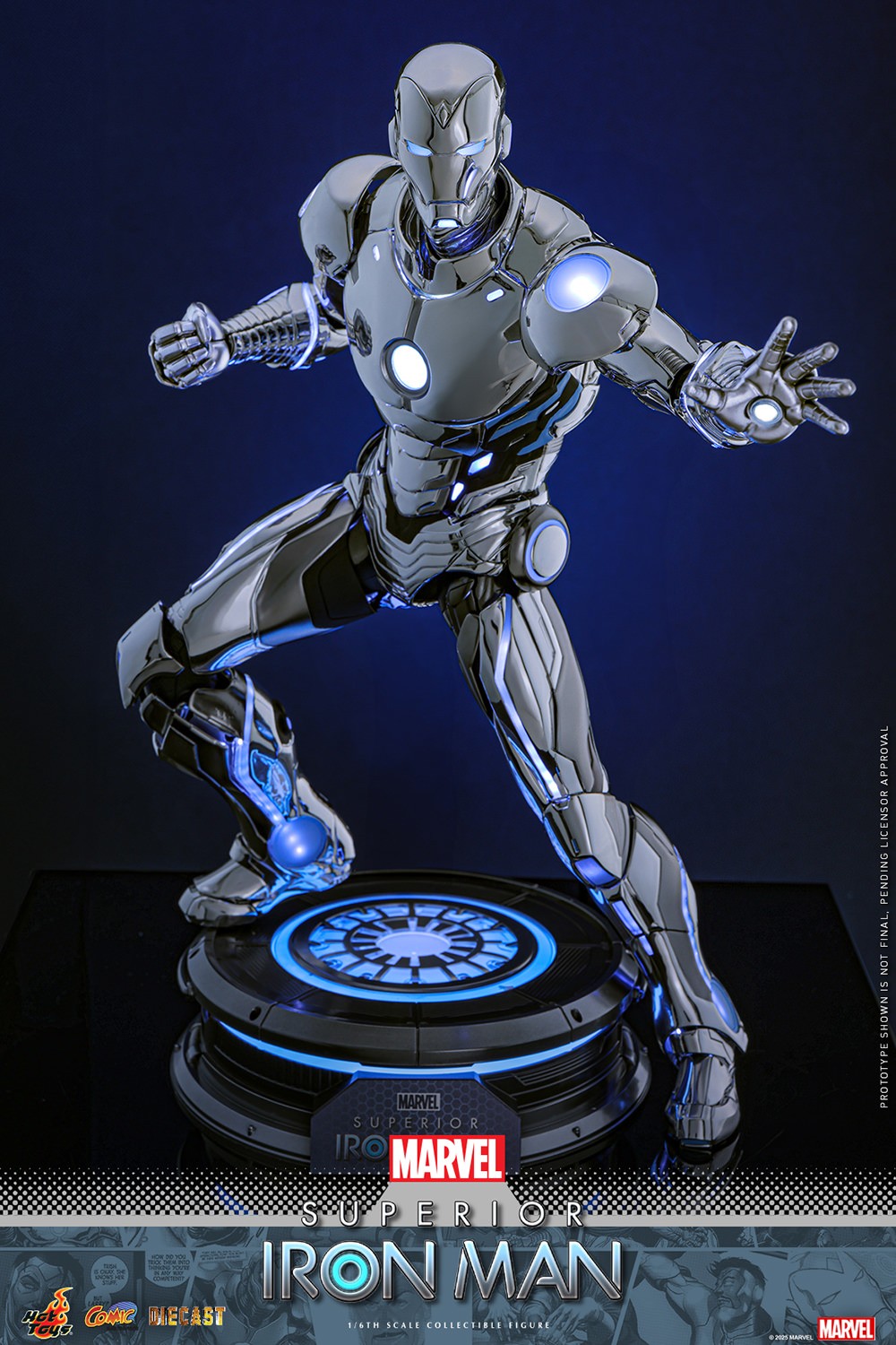 Superior Iron Man Marvel Sixth Scale Figure