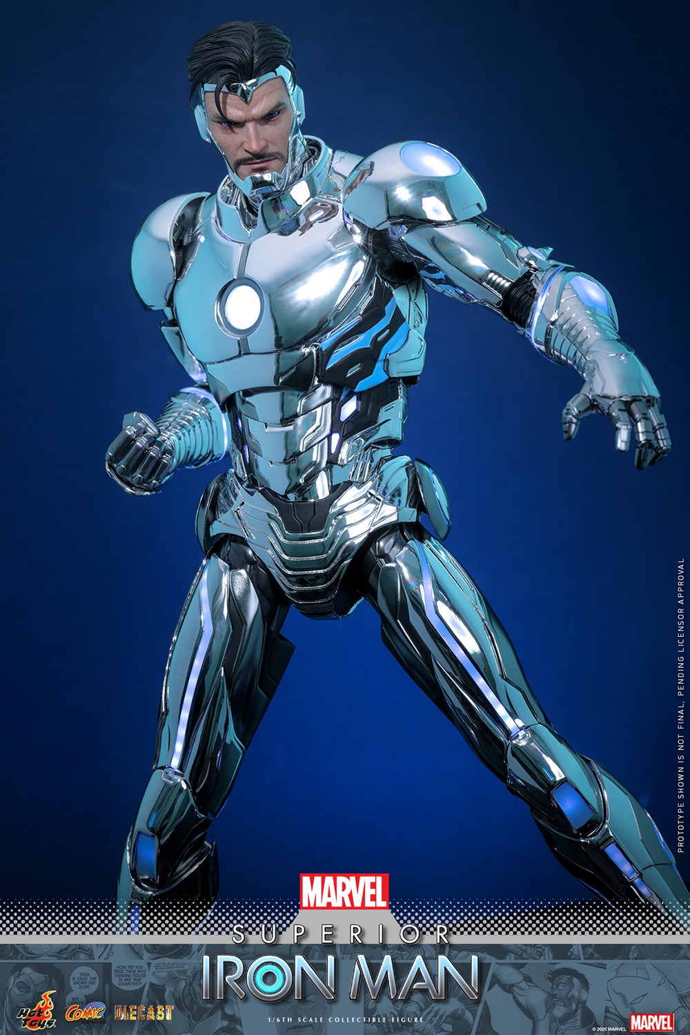 Superior Iron Man Marvel Sixth Scale Figure