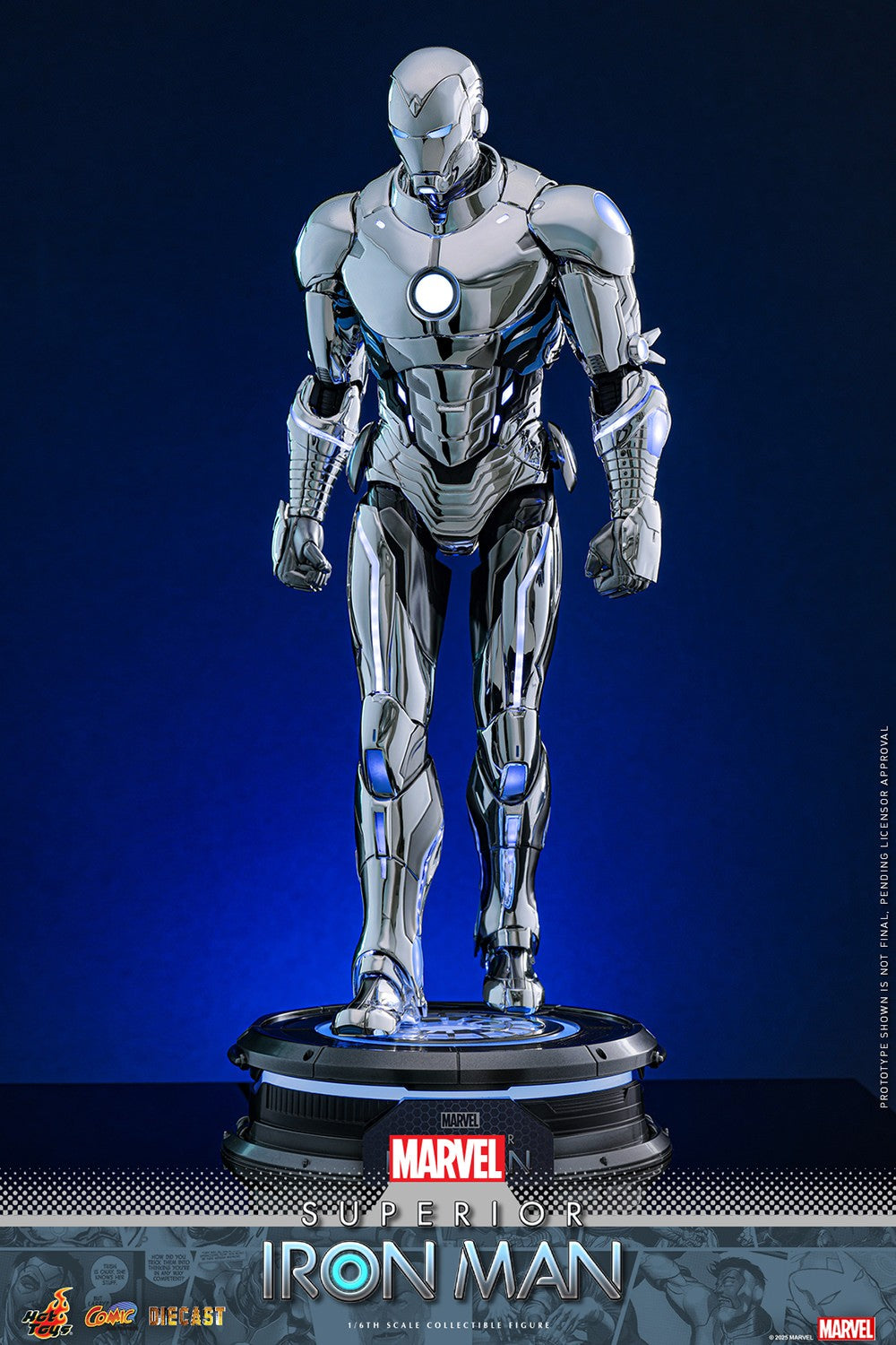 Superior Iron Man Marvel Sixth Scale Figure