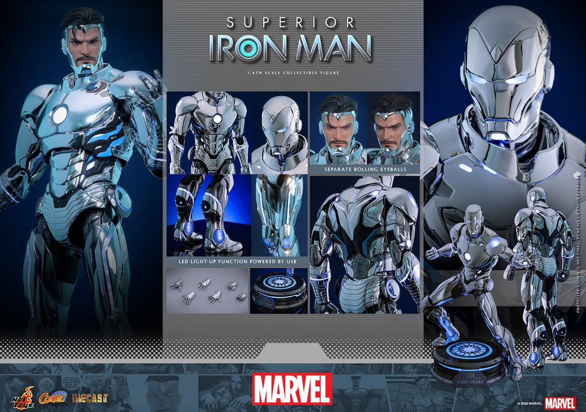 Superior Iron Man Marvel Sixth Scale Figure