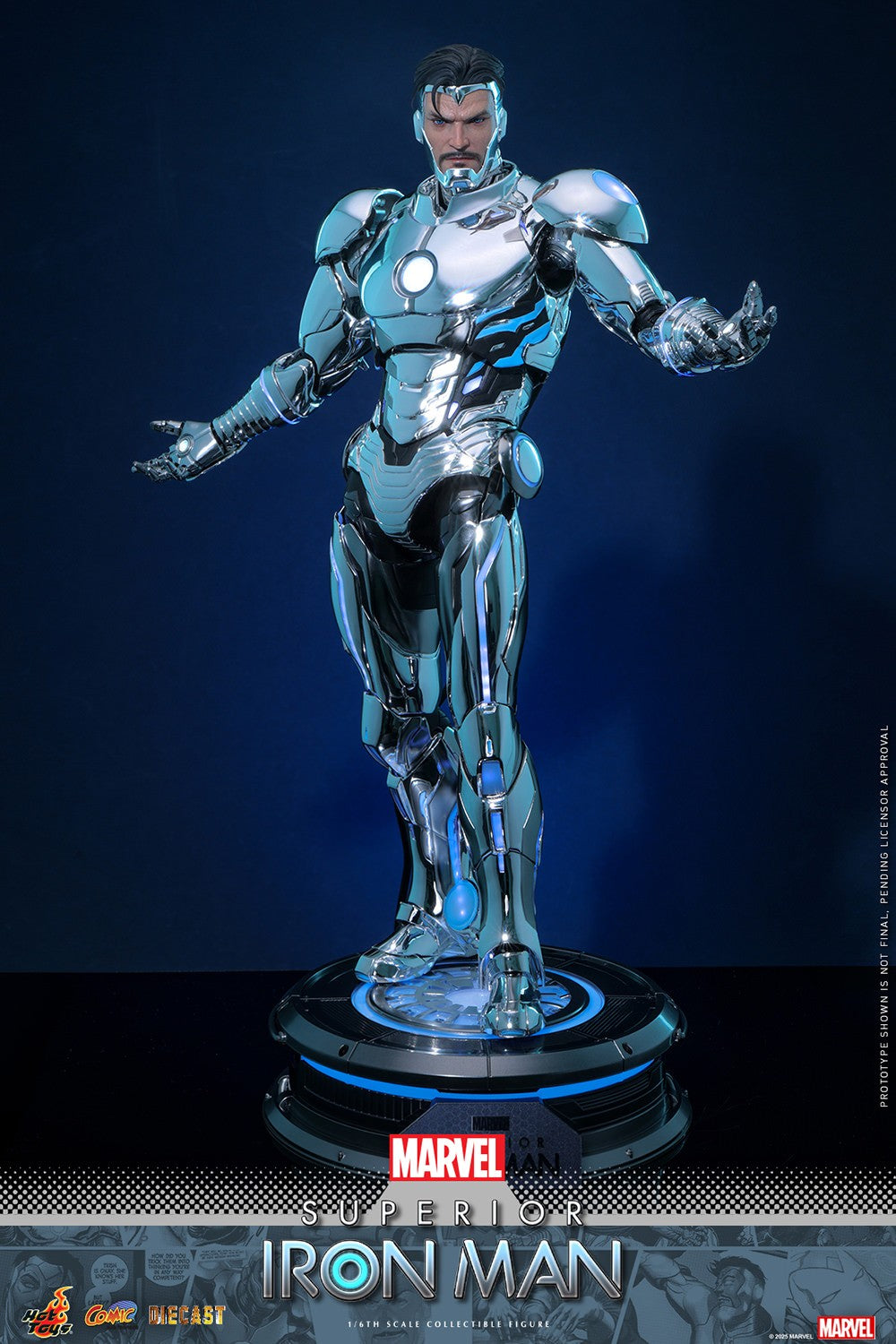 Superior Iron Man Marvel Sixth Scale Figure