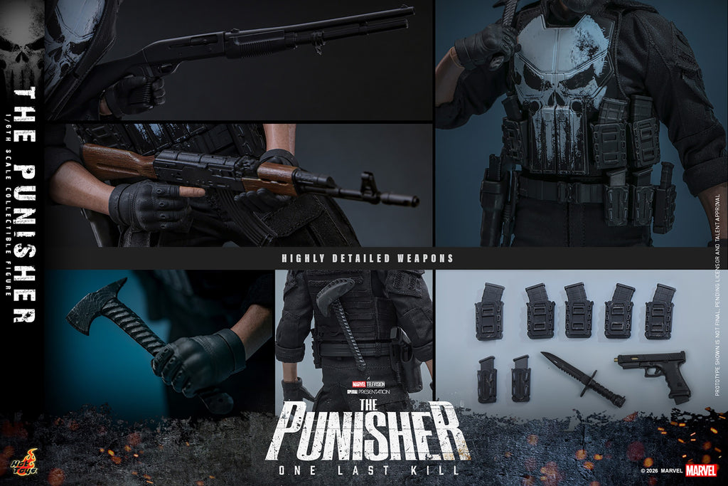 The Punisher Marvel Sixth Scale Figure