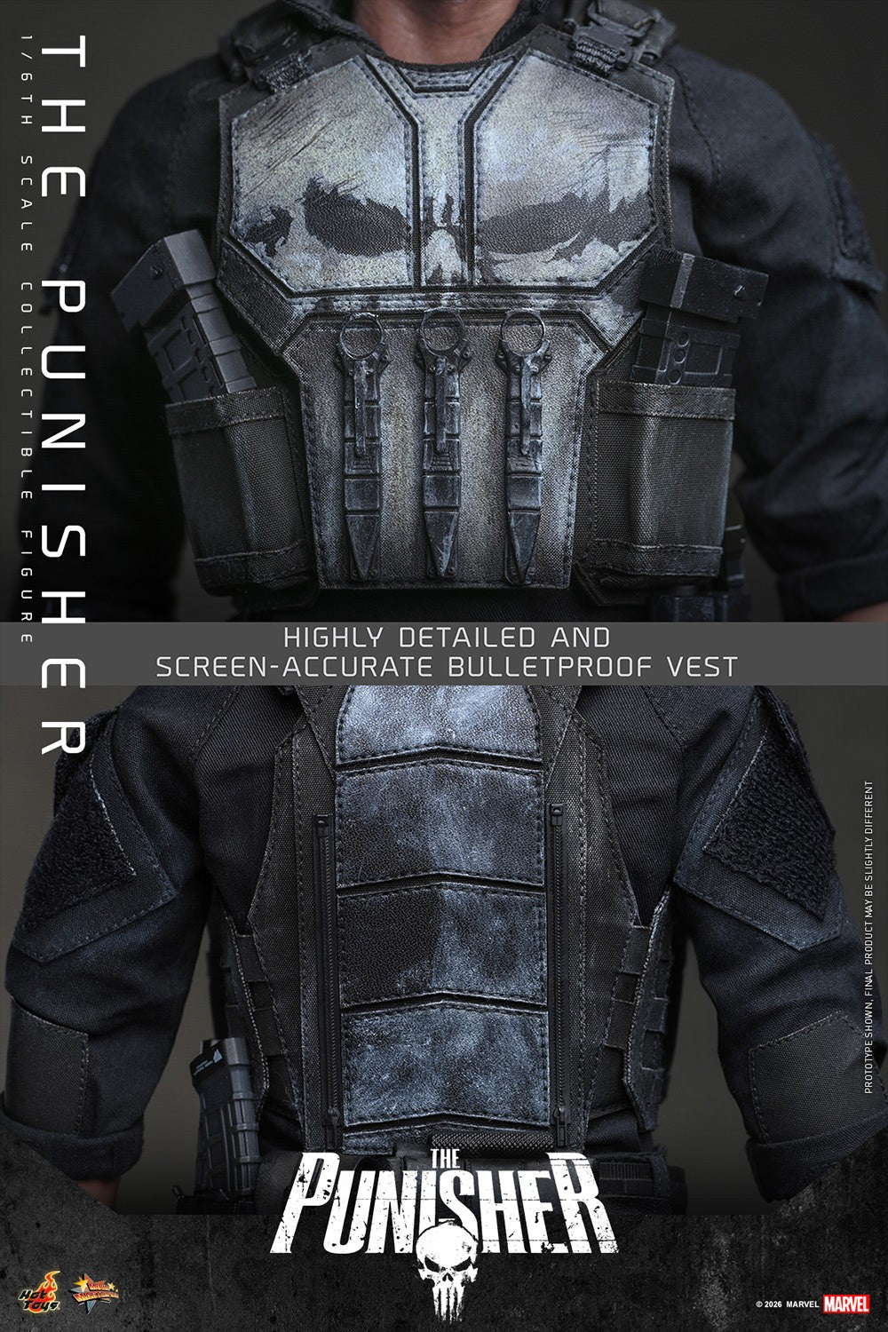 The Punisher Marvel Sixth Scale Figure
