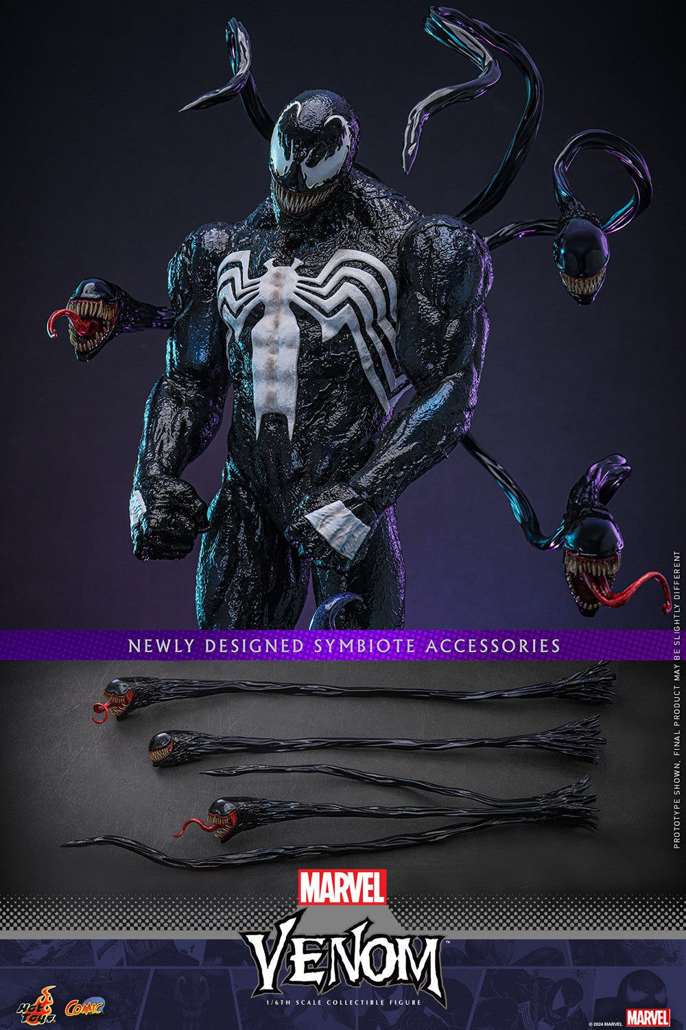 Venom Marvel Sixth Scale Figure