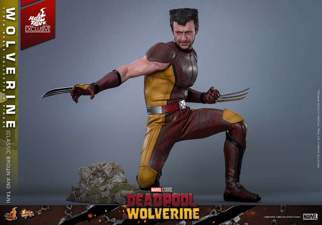 Wolverine (Classic Brown and Tan) Marvel Sixth Scale Figure