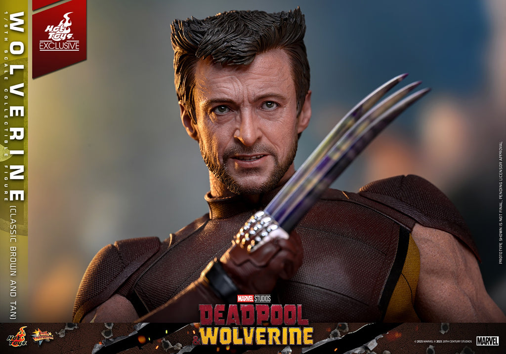 Wolverine (Classic Brown and Tan) Marvel Sixth Scale Figure