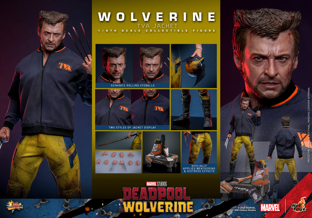 Wolverine (TVA Jacket Version) Marvel Sixth Scale Figure