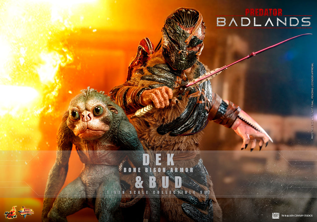 Dek (Bone Bison Armor) and Bud Predator Sixth Scale Figure Set