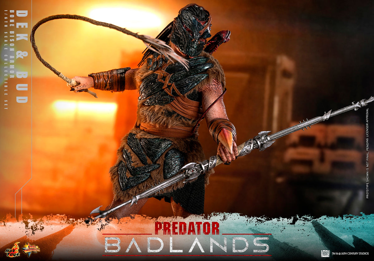 Dek (Bone Bison Armor) and Bud Predator Sixth Scale Figure Set