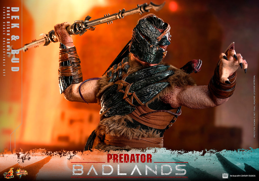 Dek (Bone Bison Armor) and Bud Predator Sixth Scale Figure Set