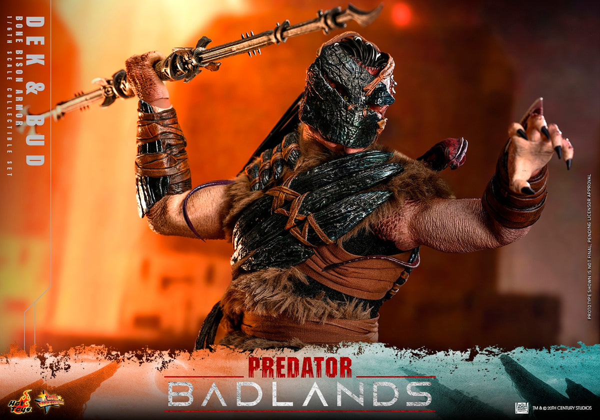 Dek (Bone Bison Armor) and Bud Predator Sixth Scale Figure Set