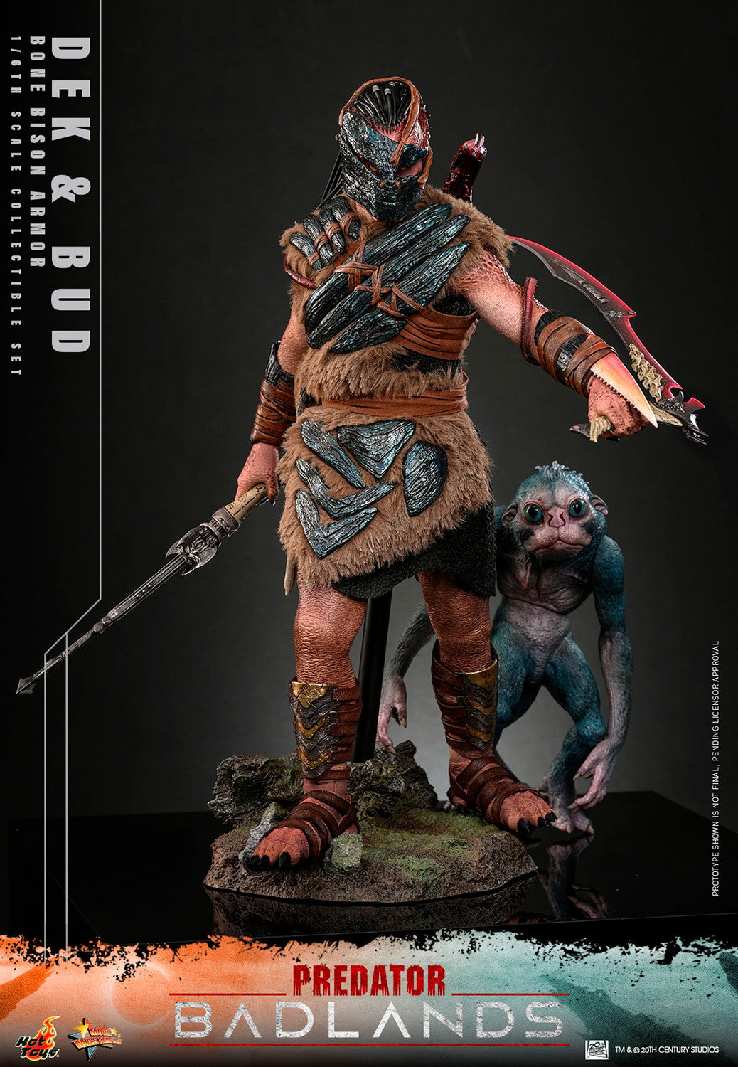 Dek (Bone Bison Armor) and Bud Predator Sixth Scale Figure Set