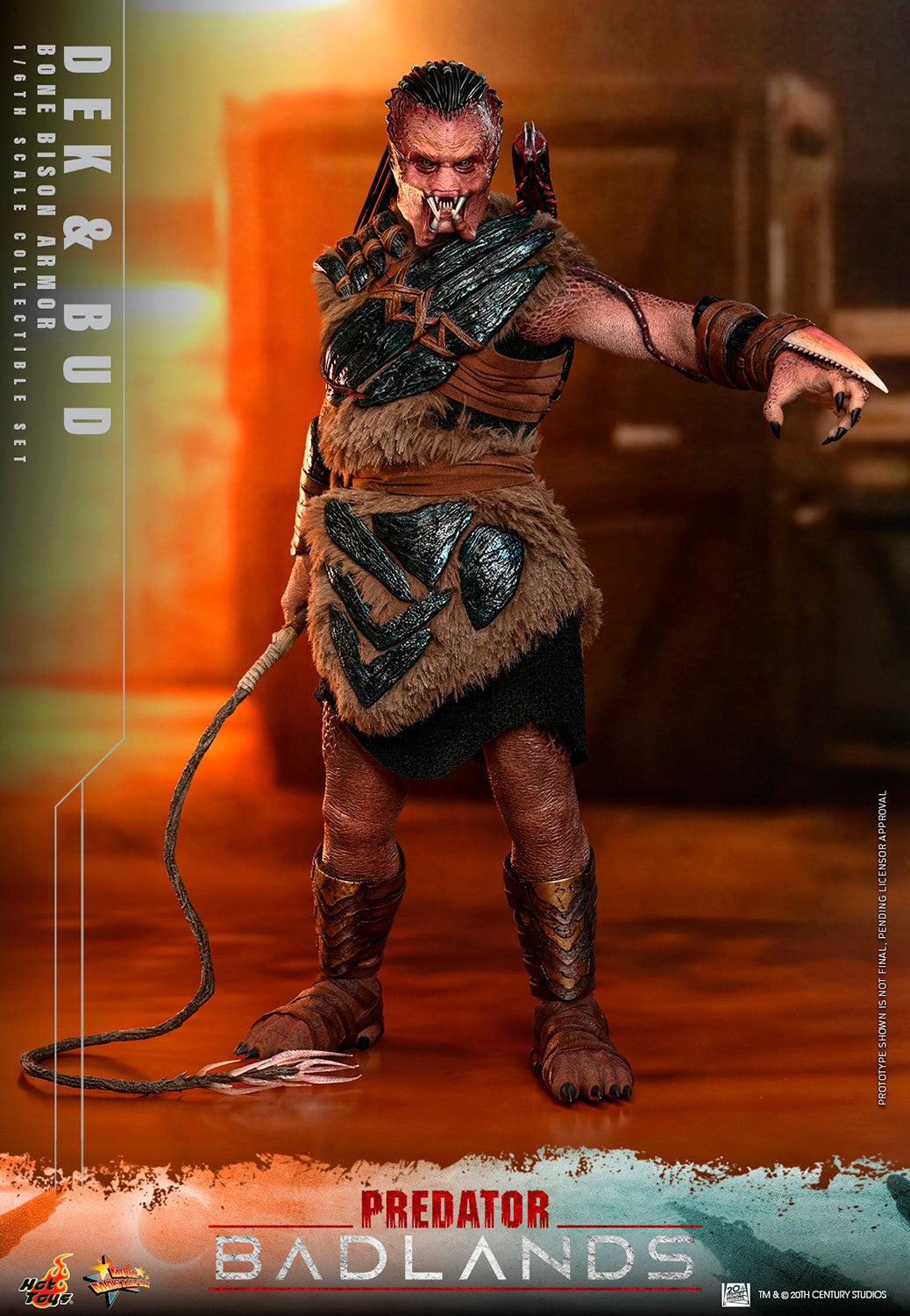 Dek (Bone Bison Armor) and Bud Predator Sixth Scale Figure Set