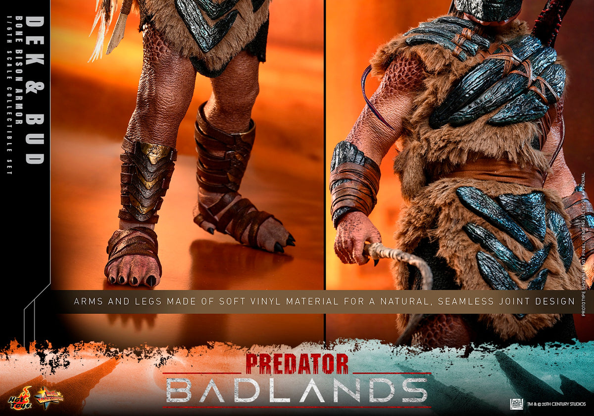 Dek (Bone Bison Armor) and Bud Predator Sixth Scale Figure Set