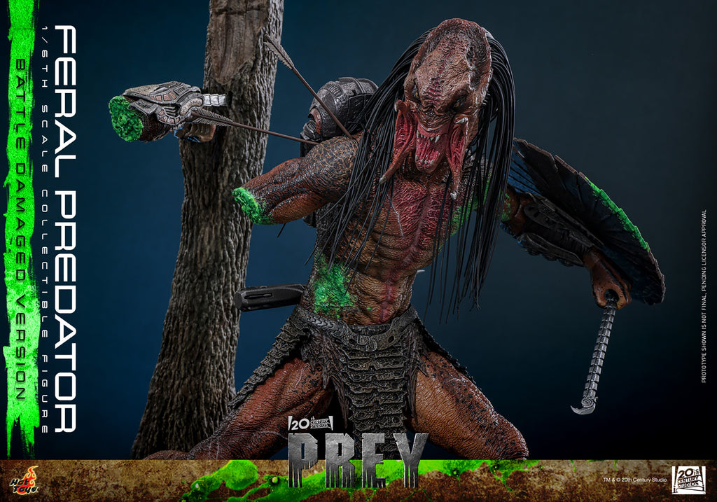 Feral Predator (Battle Damaged Version) Sixth Scale Figure