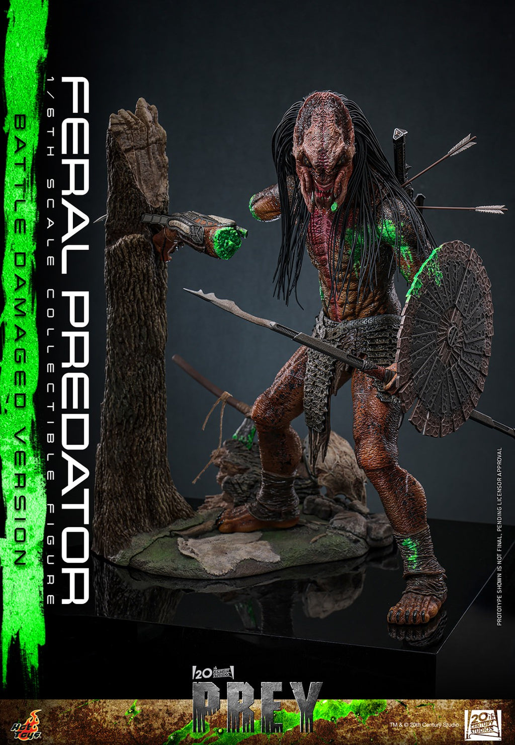 Feral Predator (Battle Damaged Version) Sixth Scale Figure